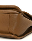 Grained Lambskin Monogram Large Niki Chain Satchel Dark Cork