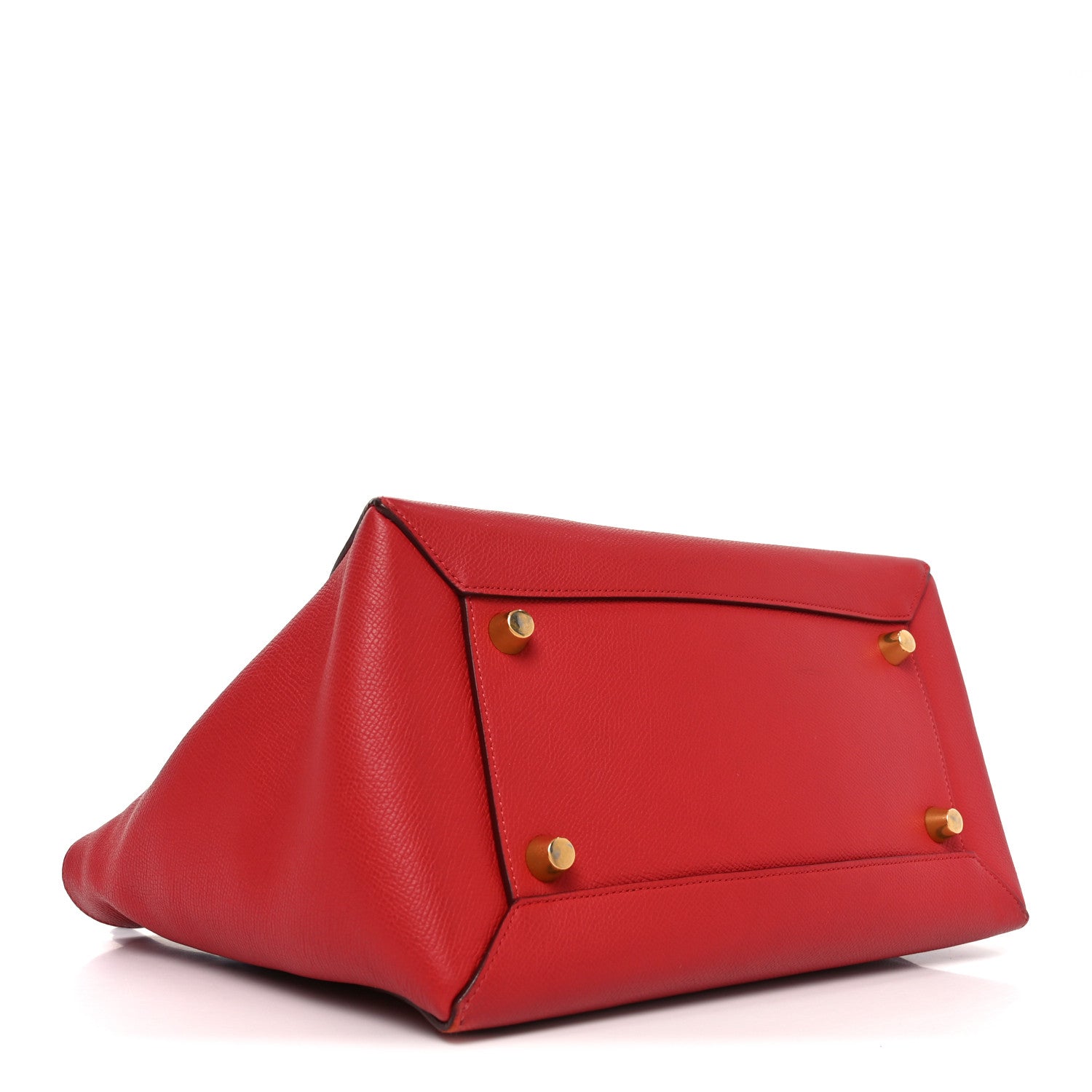 Grained Calfskin Mini Belt Bag Coquelicot