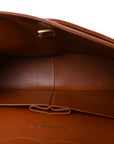 Caviar Quilted Jumbo Double Flap Light Brown