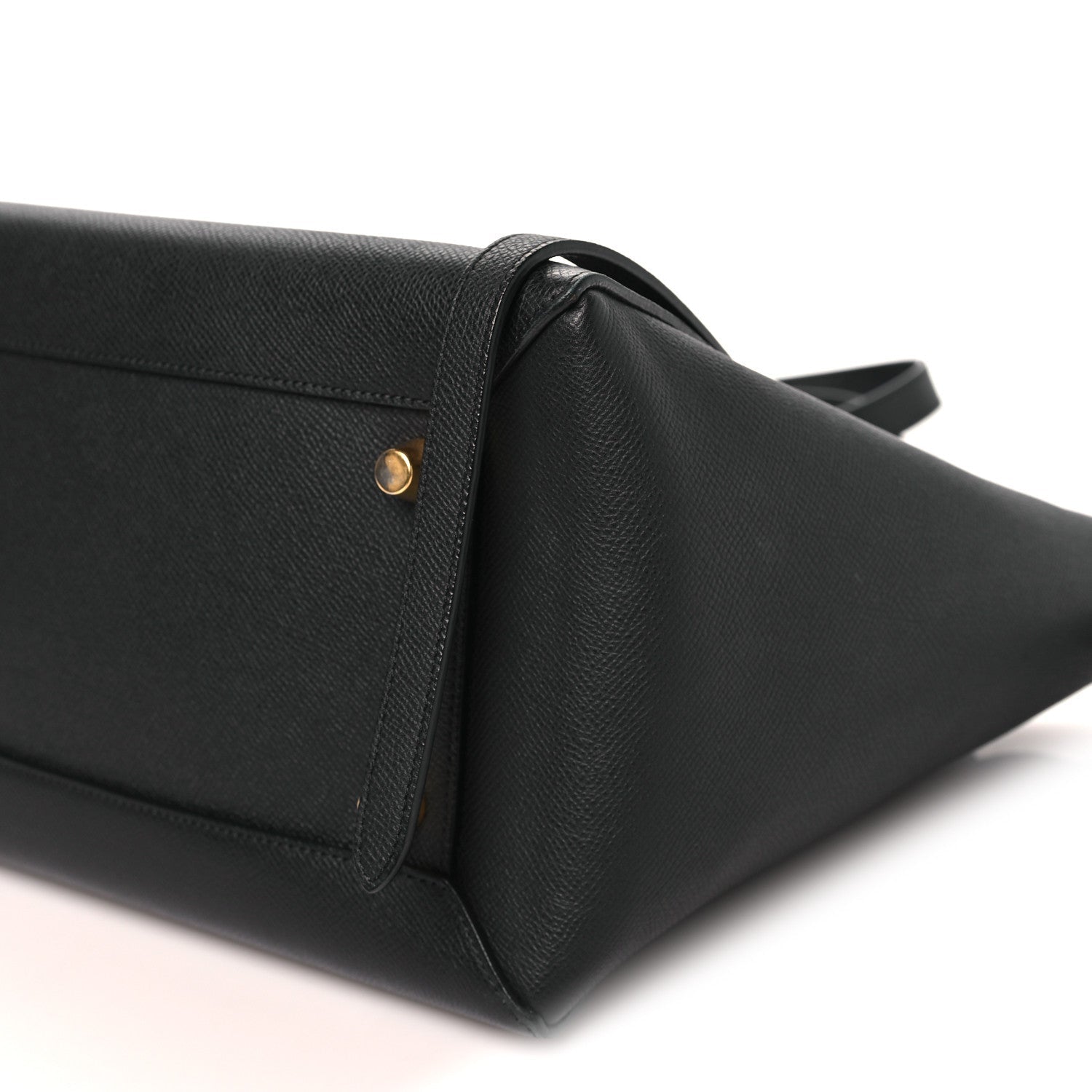 Grained Calfskin Mini Belt Bag Black