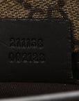 GG Supreme Monogram Small Joy Tote Dark Brown