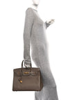 Epsom Birkin 35 Etoupe
