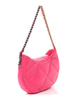 Lambskin Quilted CHNL 19 Hobo Pink