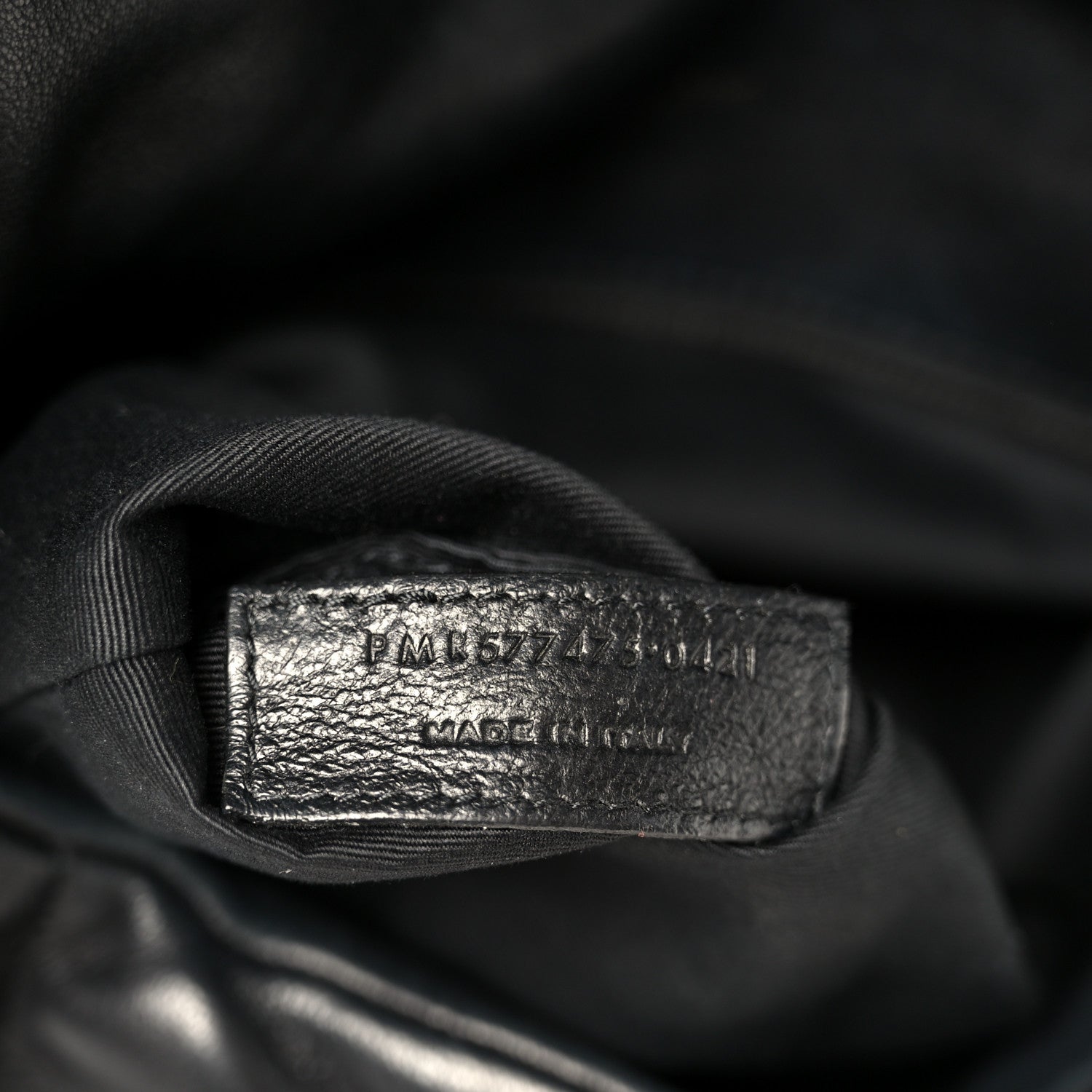 Lambskin Quilted Monogram Monochrome Medium Loulou Puffer Chain Satchel Black