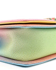 Caviar Quilted Medium Cuba Rainbow Boy Flap Multicolor