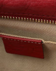 Pebbled Calfskin Small Soho Disco Bag Vibrant Red