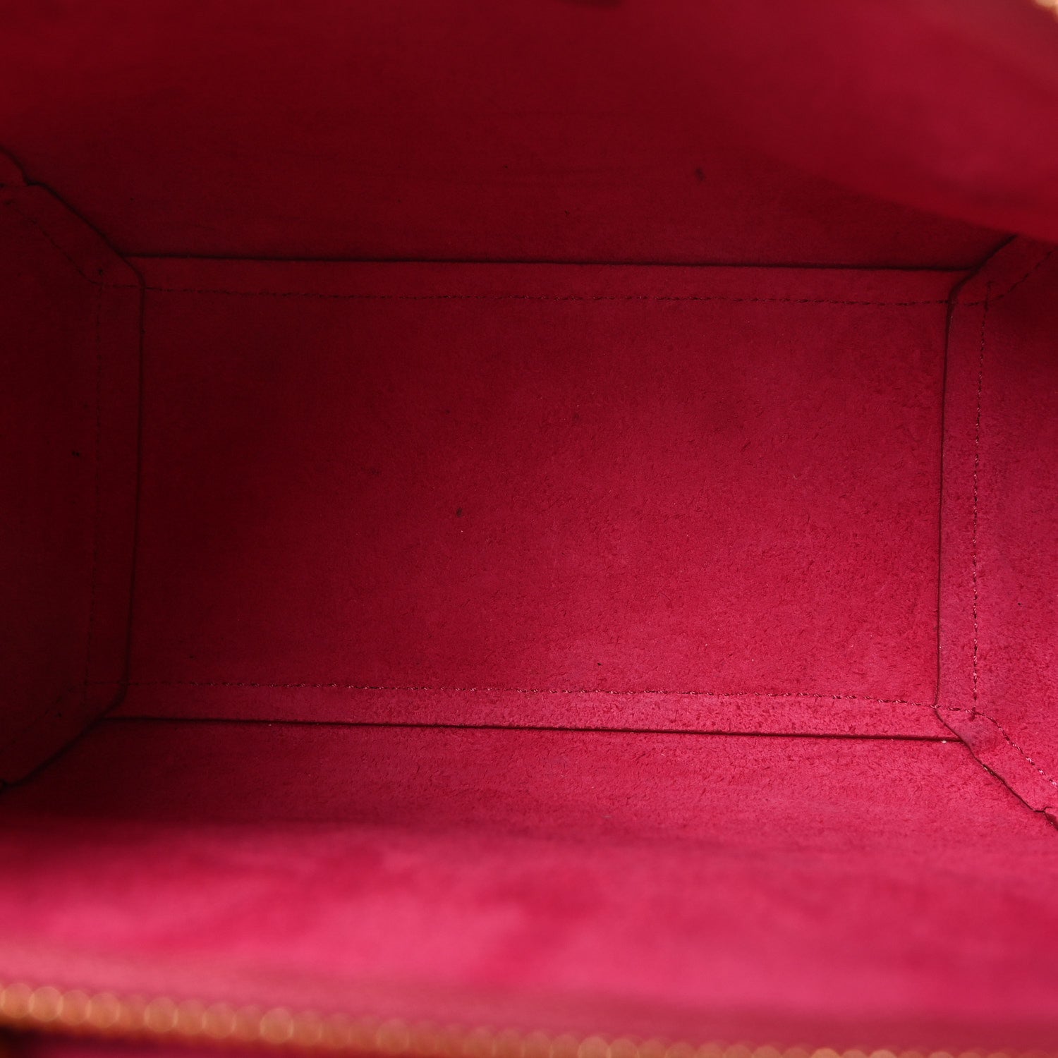 Grained Calfskin Nano Belt Bag Raspberry