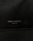 Lambskin Chevron Quilted Large Loulou Black