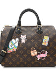 Monogram My World Tour Speedy Bandouliere 30 Black