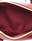 GG Shadow Monogram Ophidia Top Handle Bowler Bag  Rosso Ancora Red