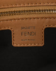 Nappa FF 1974 Embossed Baguette Miele Scuro
