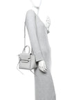 Grained Calfskin Nano Belt Bag Mineral