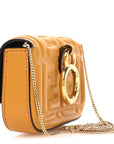 Nappa Matisse FF Embossed Nano Baguette Charm Zucca