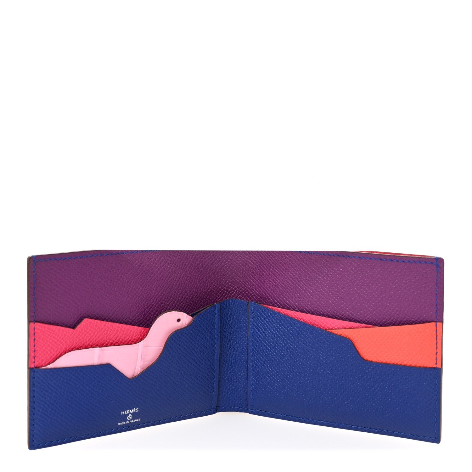 Epsom Matte Alligator Histoire Naturelle Wallet Cold Colors