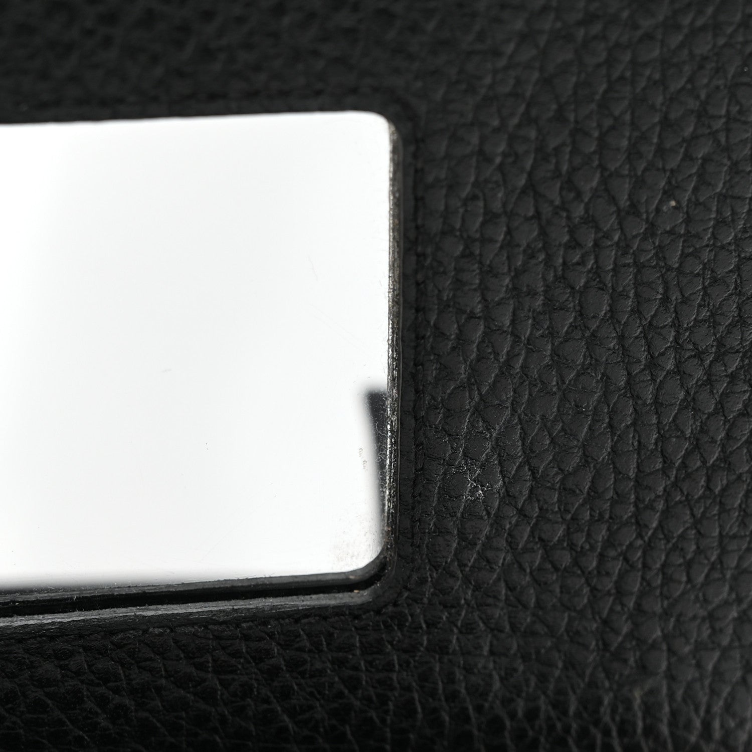 Calfskin Mini GG Marmont Chain Wallet Black