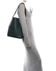 Soft Grained Calfskin Sangle Bucket Bag Amazone