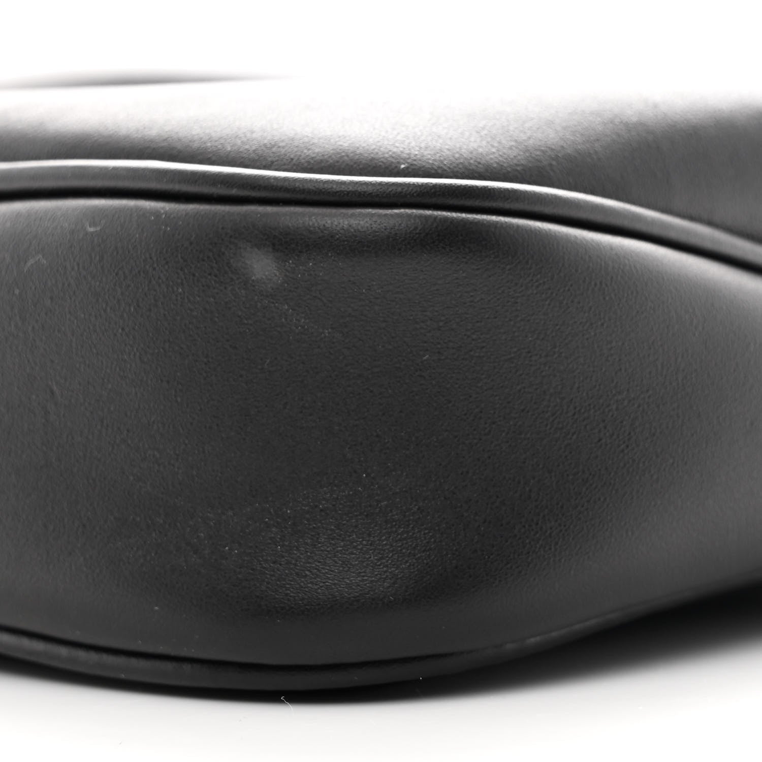 Natural Smooth Calfskin Rodeo Sling Pochette Black