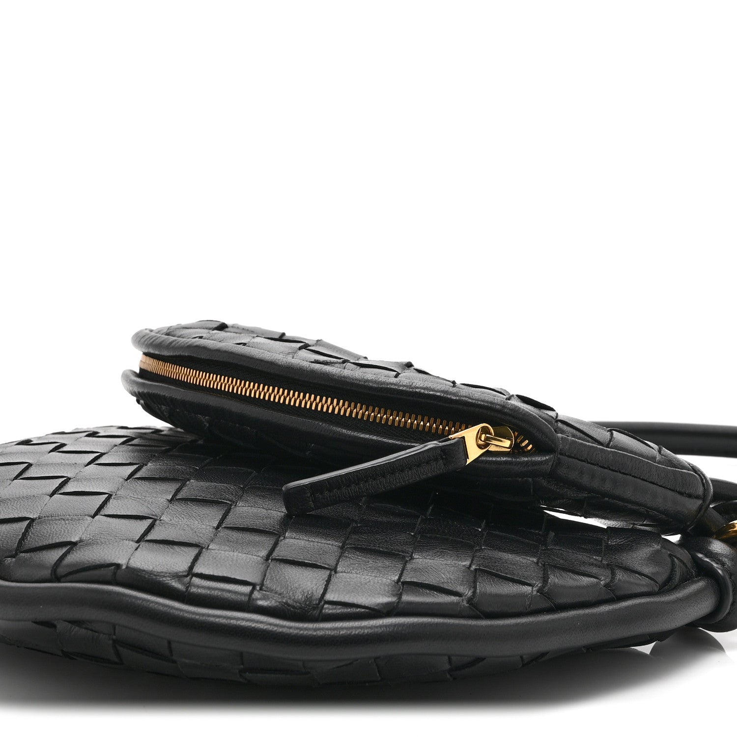 Nappa Intrecciato Small Gemelli Black