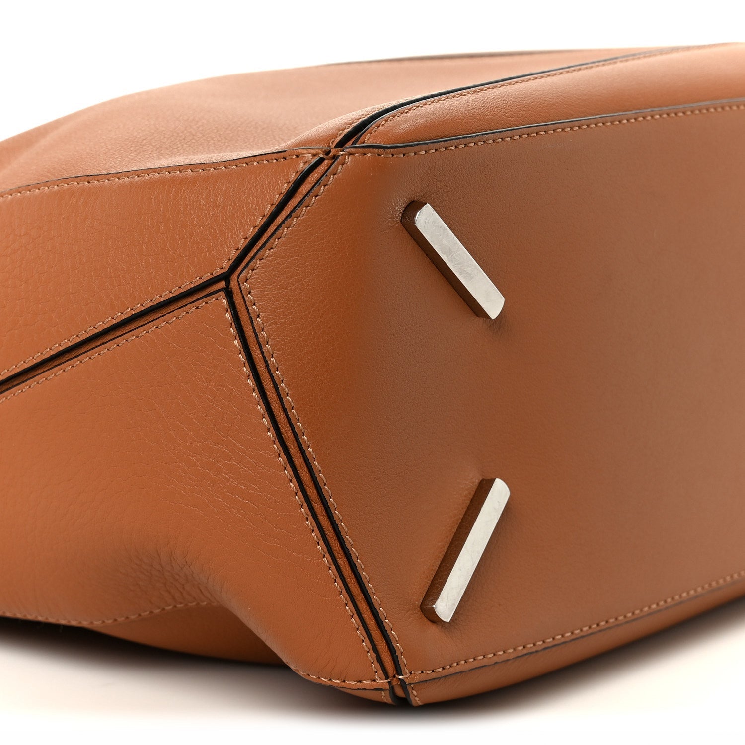 Calfskin Medium Puzzle Bag Tan