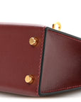 Madame Calfskin Mini Kelly Sellier 20 Rouge H
