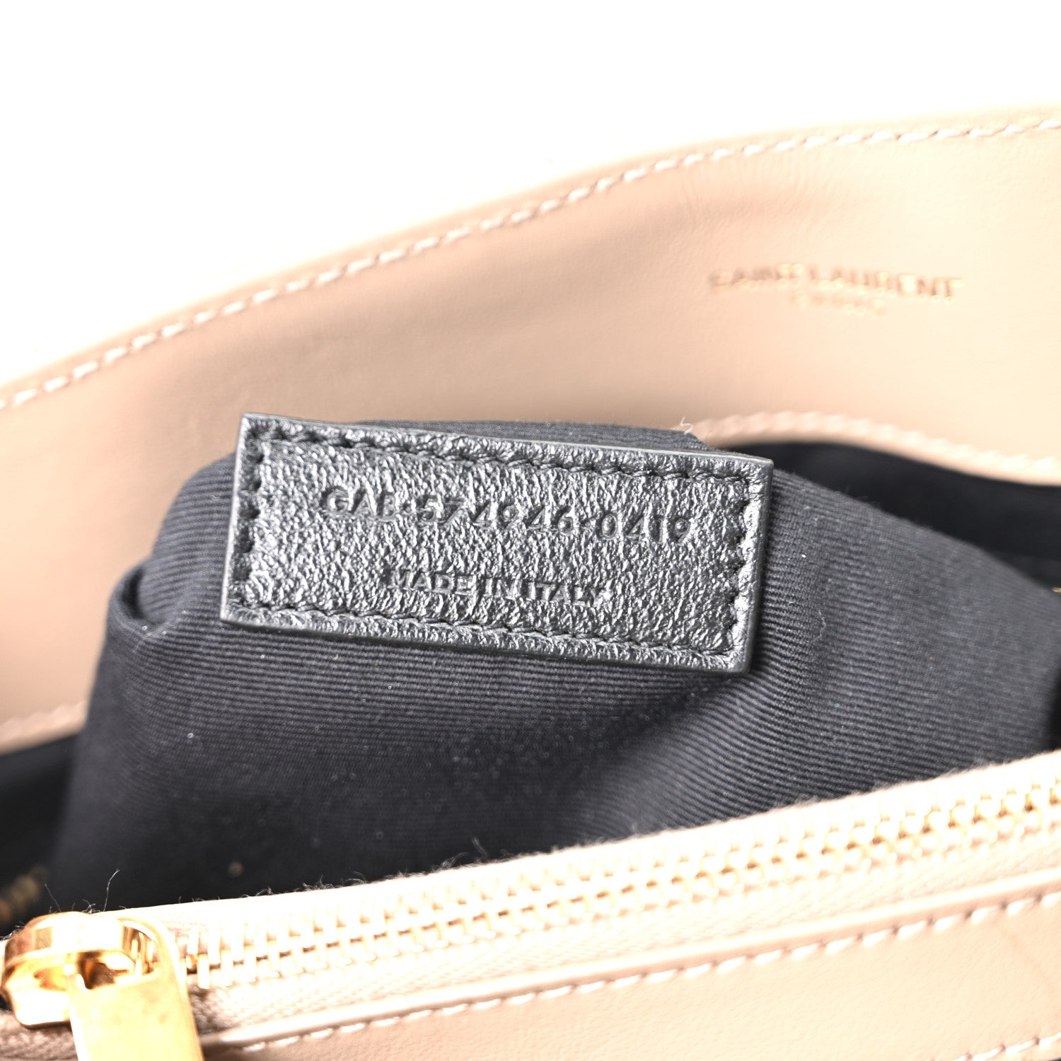 Calfskin Y Quilted Monogram Medium Loulou Chain Satchel Dusty Grey