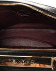 Lambskin Quilted Medium Trendy CC Bowling Bag Black
