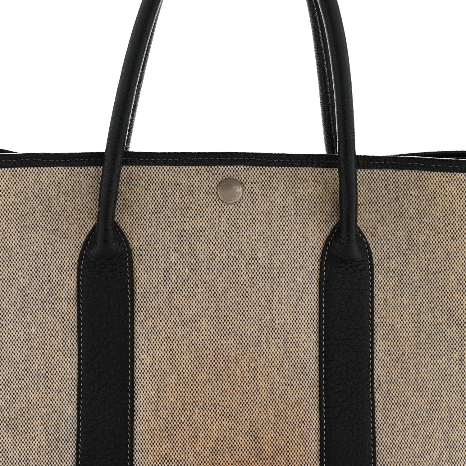 Toile H Buffle Skipper Garden Party 36 MM Tote Black