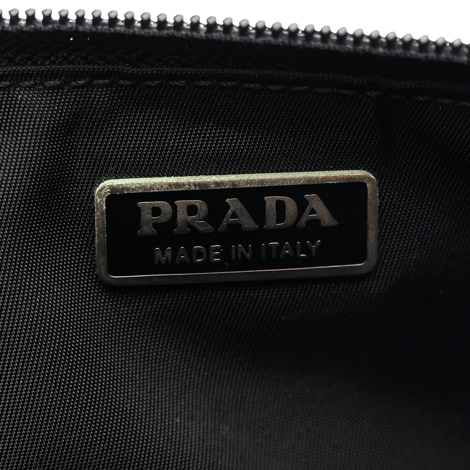 Tessuto Nylon Pochette Bag Black