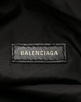 Recycled Sport Nylon Logo Embroidered Wheel Beltpack Black