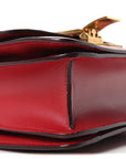 Box Calfskin Small Classic Box Flap Bag Red