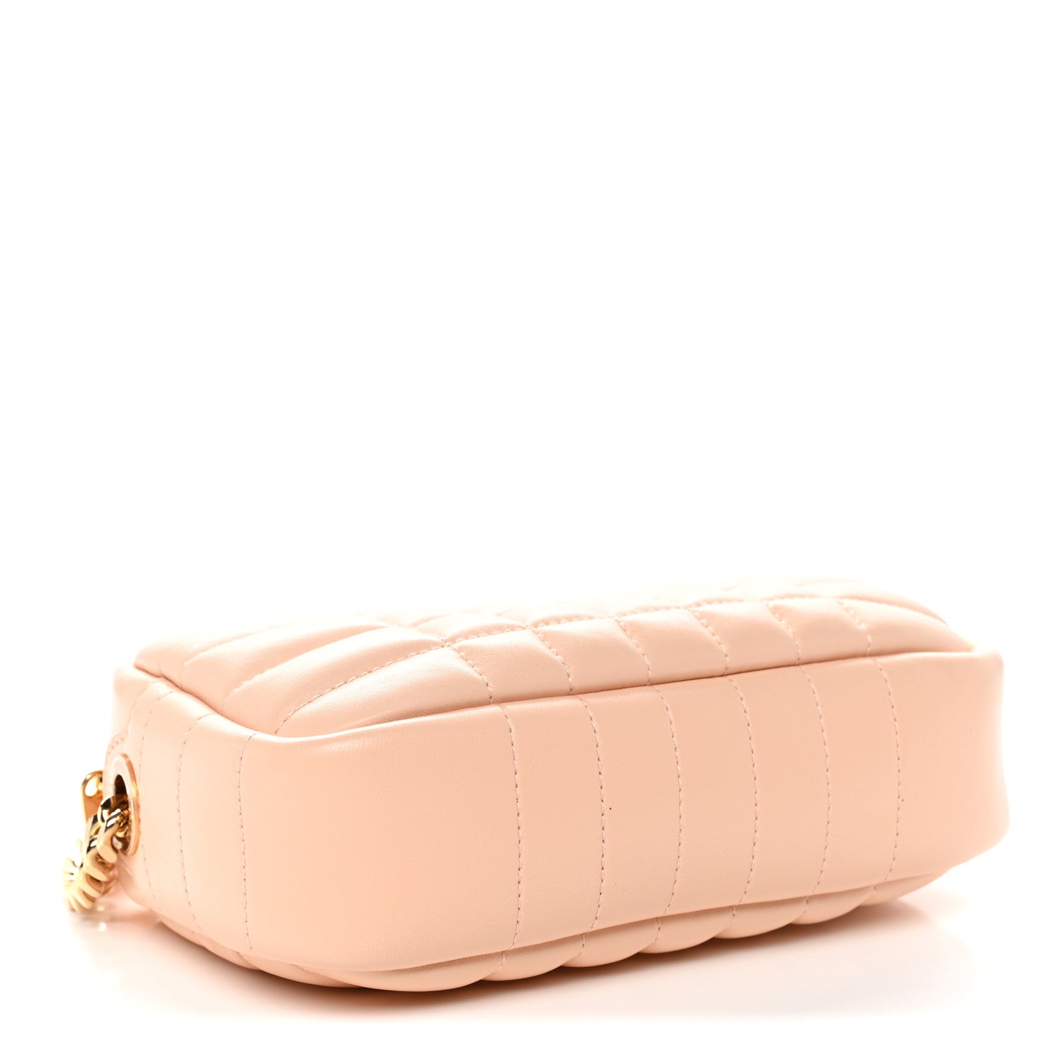 Lambskin Quilted Mini Lola Camera Bag Peach Pink