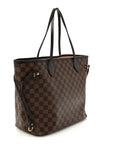 Damier Ebene Neo Neverfull MM Rose Ballerine