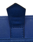 Vitello Elite Petite 2Jours Tote Blue Neon