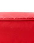 Tessuto Nylon Mini Re-Edition 2000 Bag Rosso