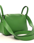 Taurillon Clemence Mini Lindy 20 Vert Yucca