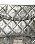 Metallic Aged Calfskin Quilted 2.55 Reissue 227 Flap Vert Fonce