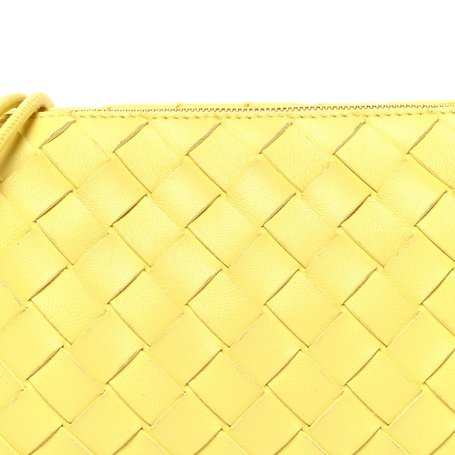 Nappa Intrecciato Small Loop Camera Bag Yellow