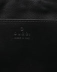 Calfskin Matelasse Monochrome Small GG Marmont Chain Shoulder Bag Black