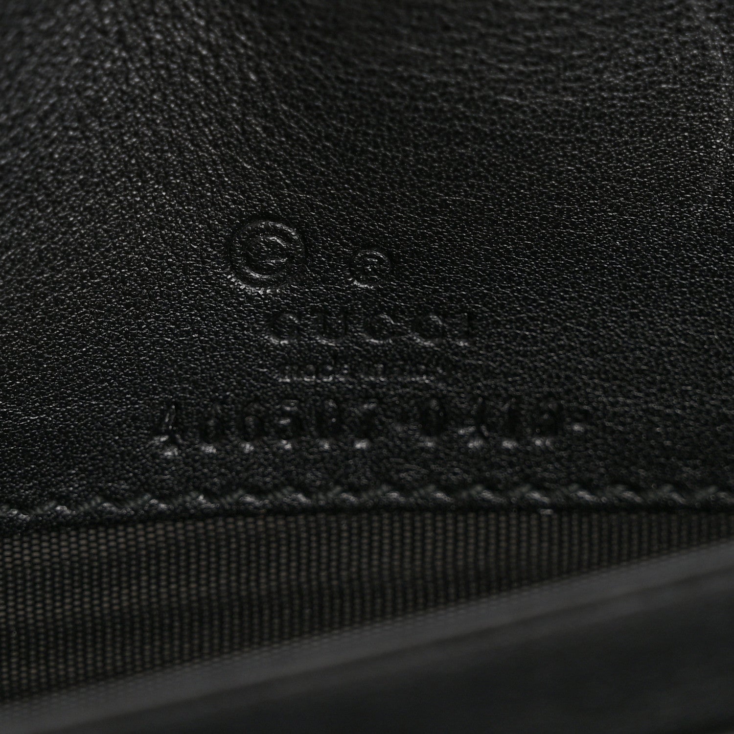 MicroGCCIssima Crossbody Wallet Black