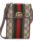 GG Supreme Monogram Web Mini Ophidia Crossbody Bag Beige New Acero