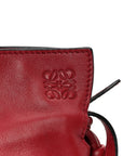 Calfskin Mini Flamenco Knot Bag Red