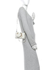 Lambskin Cannage Micro Lady D-Joy Latte