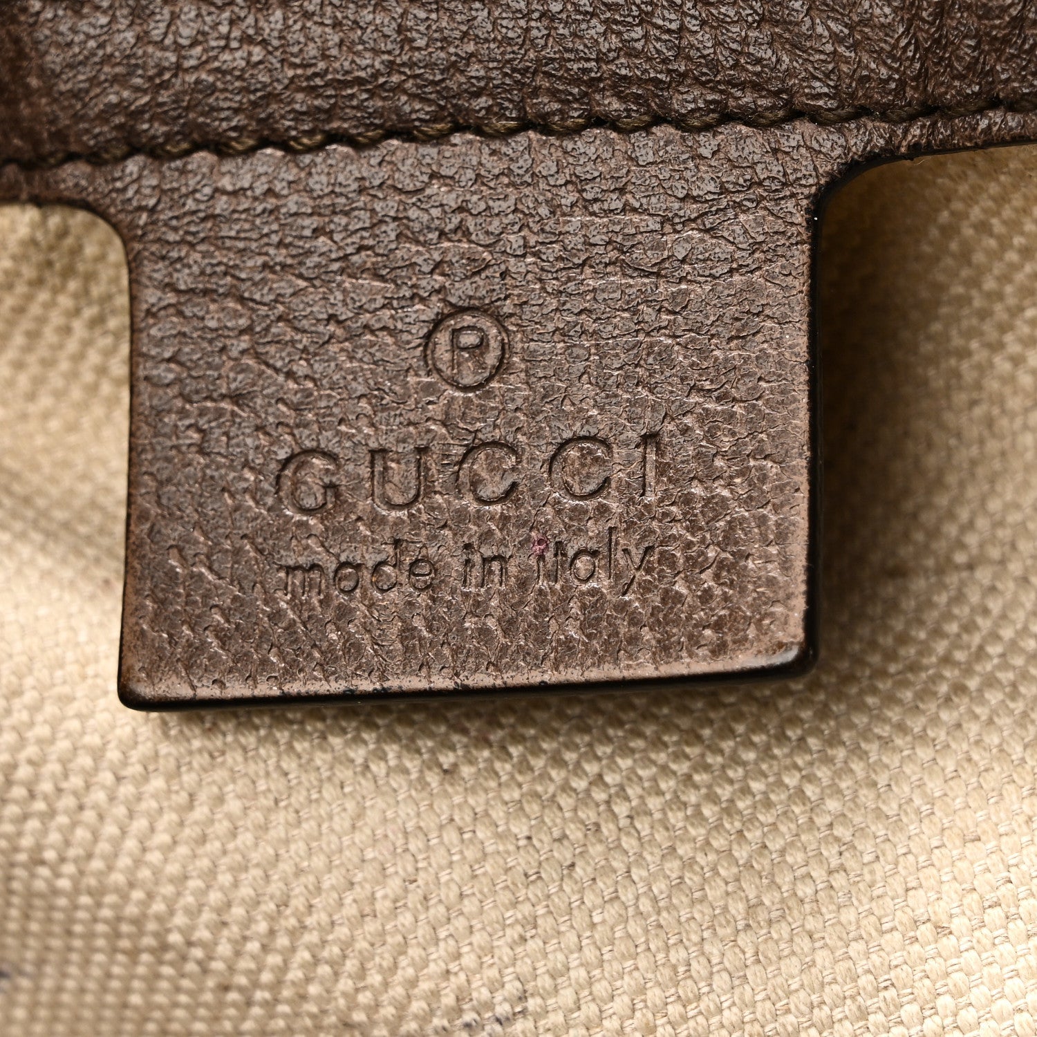 GG Supreme Monogram Web Ophidia Half Moon Hobo Brown