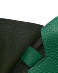 Togo Verso Birkin 30 Vert Vertigo Vert Fonce