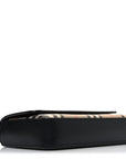 Calfskin Mini Vintage Check Note Bag Black