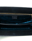 Suede Patent Web Medium Ophidia Chain Shoulder Bag New Shamarock Black