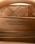 Suede Intrecciato Small Andiamo Shoulder Bag Amber