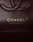 Lambskin Quilted Small Double Flap Black