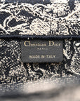 Canvas Embroidered Small D1ORiviera Toile De Jouy Book Tote Blue