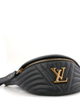 Calfskin Quilted New Wave Bumbag Black